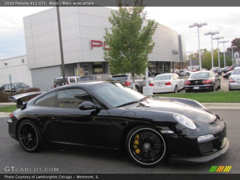 Black / Black w/Alcantara 2010 Porsche 911 GT3