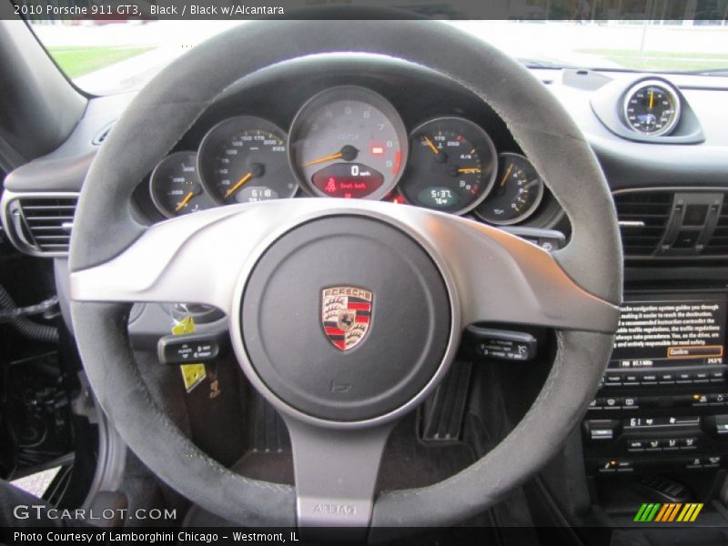 GT3 Alcantara Wrapped Steering Wheel - 2010 Porsche 911 GT3