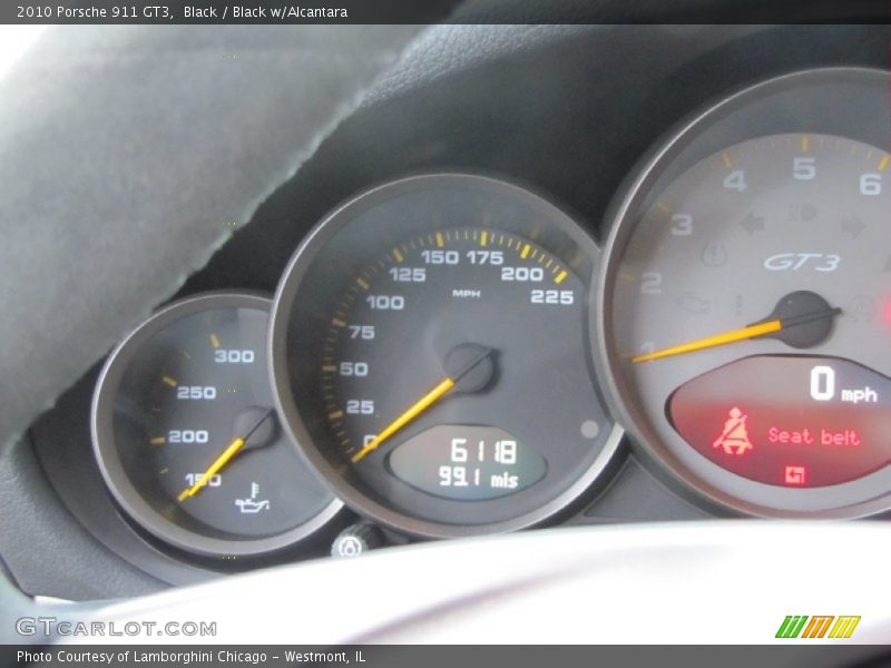 Black / Black w/Alcantara 2010 Porsche 911 GT3