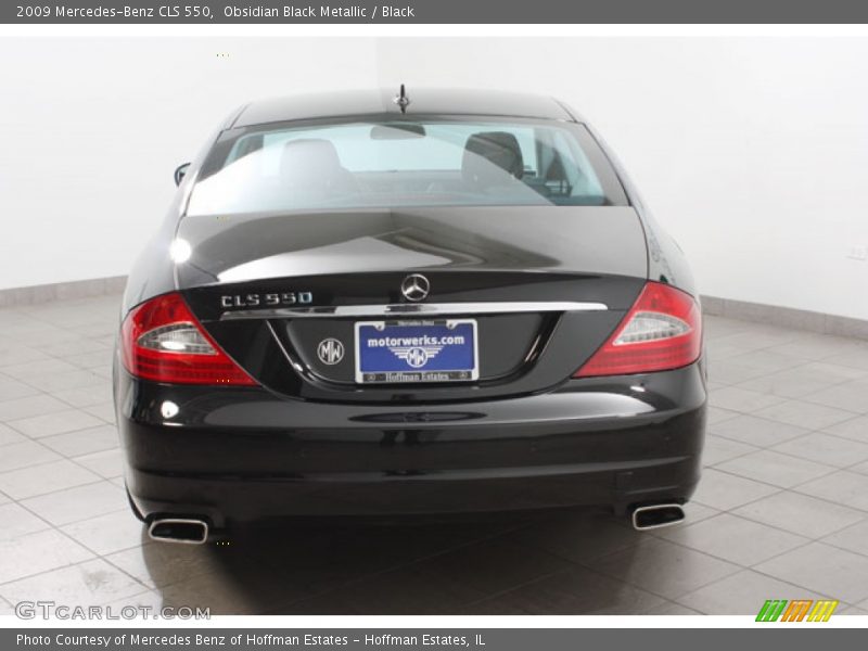 Obsidian Black Metallic / Black 2009 Mercedes-Benz CLS 550