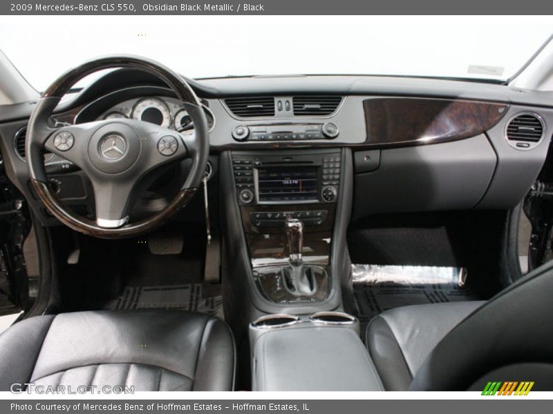 Obsidian Black Metallic / Black 2009 Mercedes-Benz CLS 550