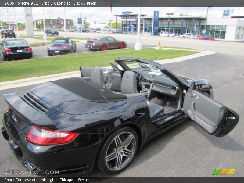 Black / Black 2005 Porsche 911 Turbo S Cabriolet