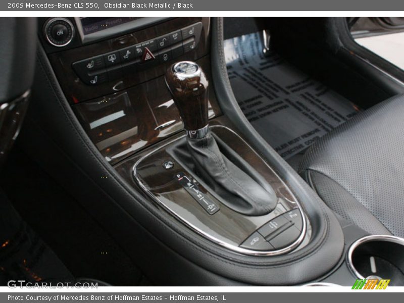 Obsidian Black Metallic / Black 2009 Mercedes-Benz CLS 550