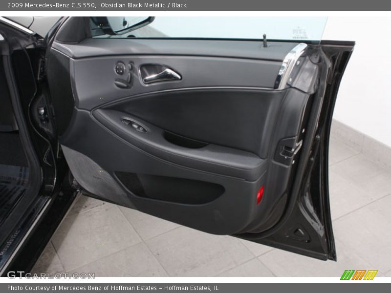 Obsidian Black Metallic / Black 2009 Mercedes-Benz CLS 550