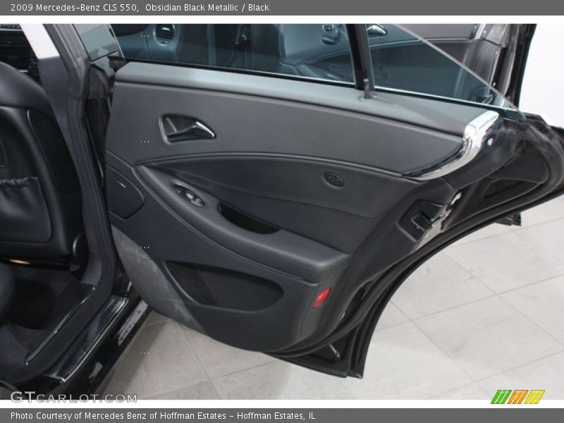 Obsidian Black Metallic / Black 2009 Mercedes-Benz CLS 550