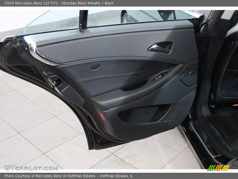 Obsidian Black Metallic / Black 2009 Mercedes-Benz CLS 550