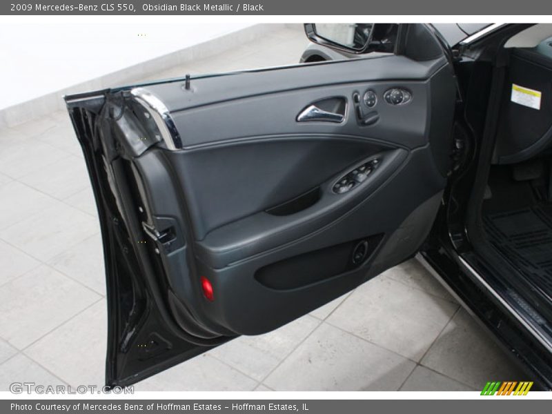Obsidian Black Metallic / Black 2009 Mercedes-Benz CLS 550