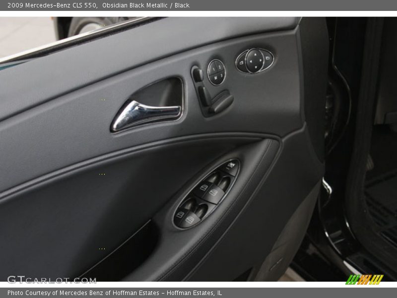 Obsidian Black Metallic / Black 2009 Mercedes-Benz CLS 550