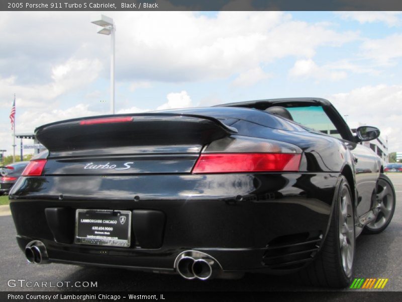 Black / Black 2005 Porsche 911 Turbo S Cabriolet