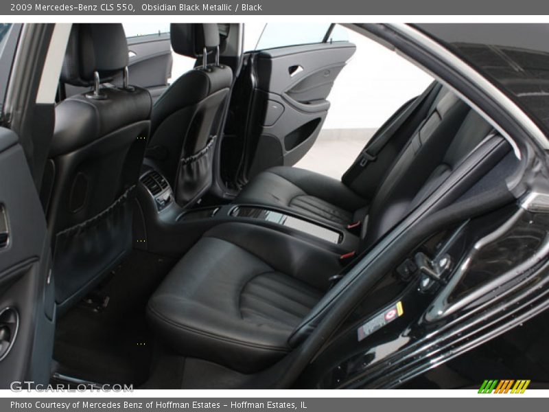 Obsidian Black Metallic / Black 2009 Mercedes-Benz CLS 550
