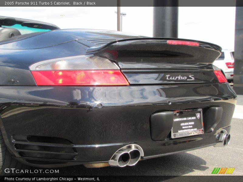 Black / Black 2005 Porsche 911 Turbo S Cabriolet