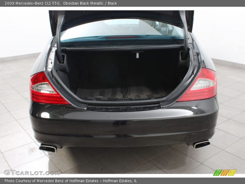 Obsidian Black Metallic / Black 2009 Mercedes-Benz CLS 550