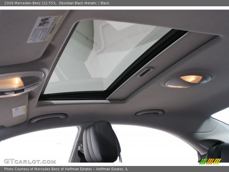 Obsidian Black Metallic / Black 2009 Mercedes-Benz CLS 550