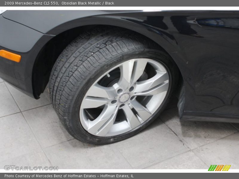 Obsidian Black Metallic / Black 2009 Mercedes-Benz CLS 550