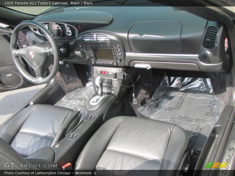  2005 911 Turbo S Cabriolet Black Interior