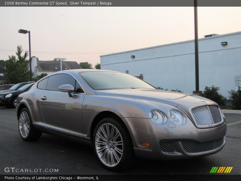 Silver Tempest / Beluga 2008 Bentley Continental GT Speed