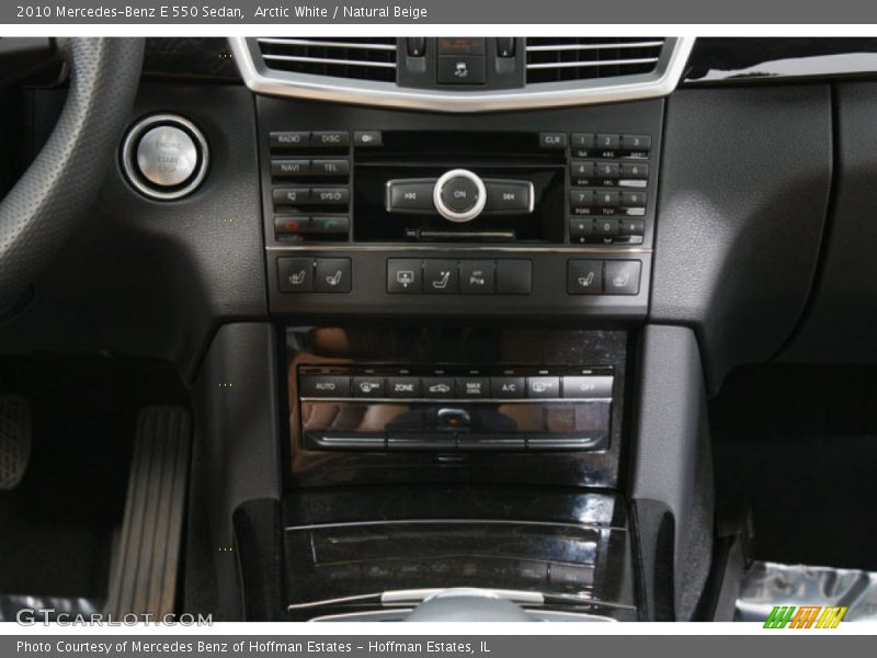 Arctic White / Natural Beige 2010 Mercedes-Benz E 550 Sedan