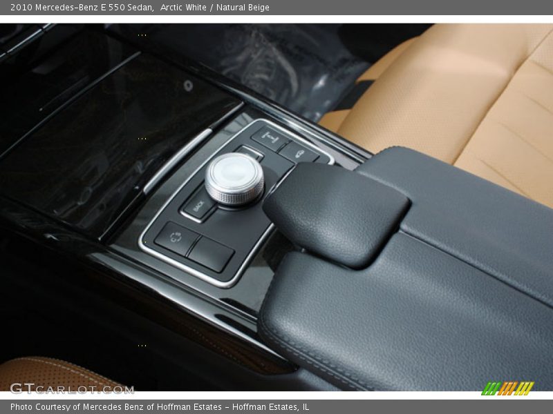 Arctic White / Natural Beige 2010 Mercedes-Benz E 550 Sedan