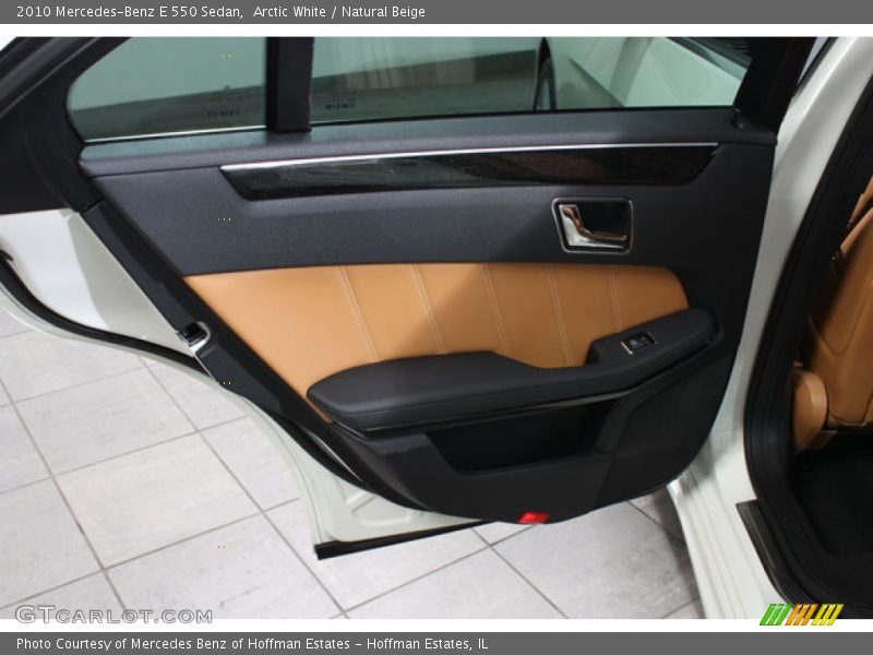 Arctic White / Natural Beige 2010 Mercedes-Benz E 550 Sedan