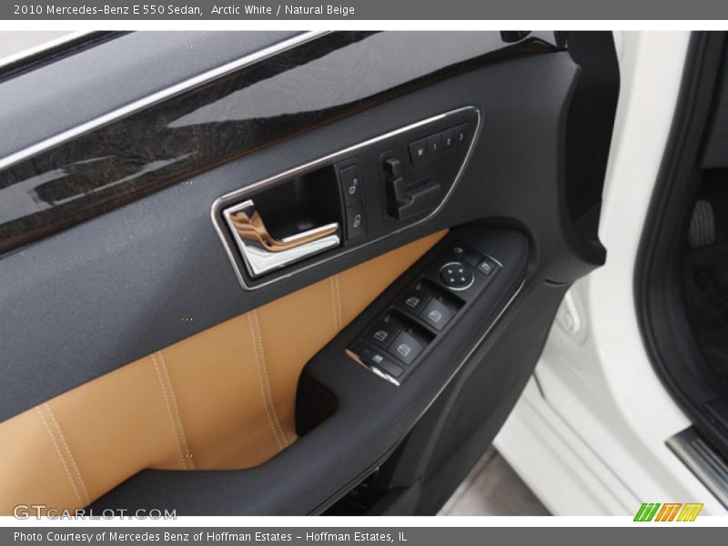 Arctic White / Natural Beige 2010 Mercedes-Benz E 550 Sedan