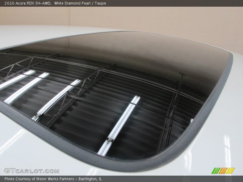 White Diamond Pearl / Taupe 2010 Acura RDX SH-AWD