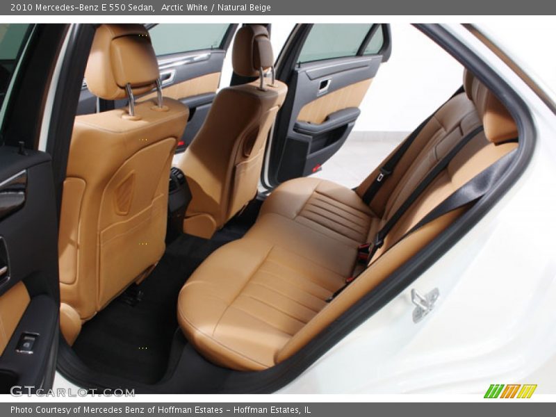 Arctic White / Natural Beige 2010 Mercedes-Benz E 550 Sedan