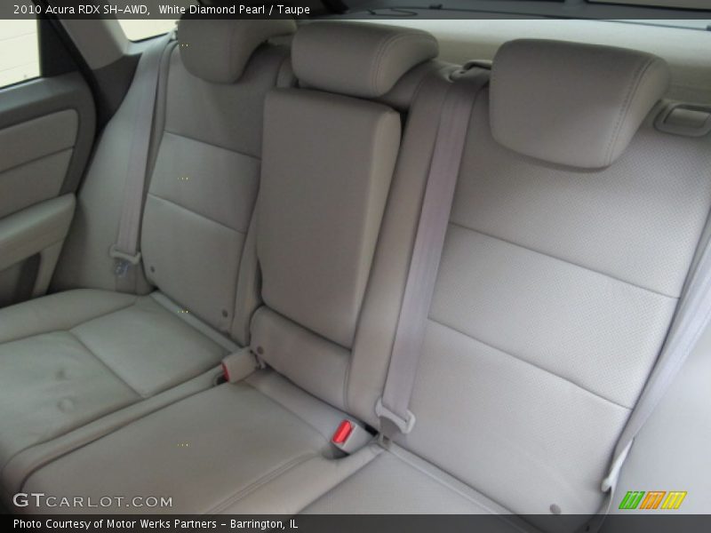 White Diamond Pearl / Taupe 2010 Acura RDX SH-AWD