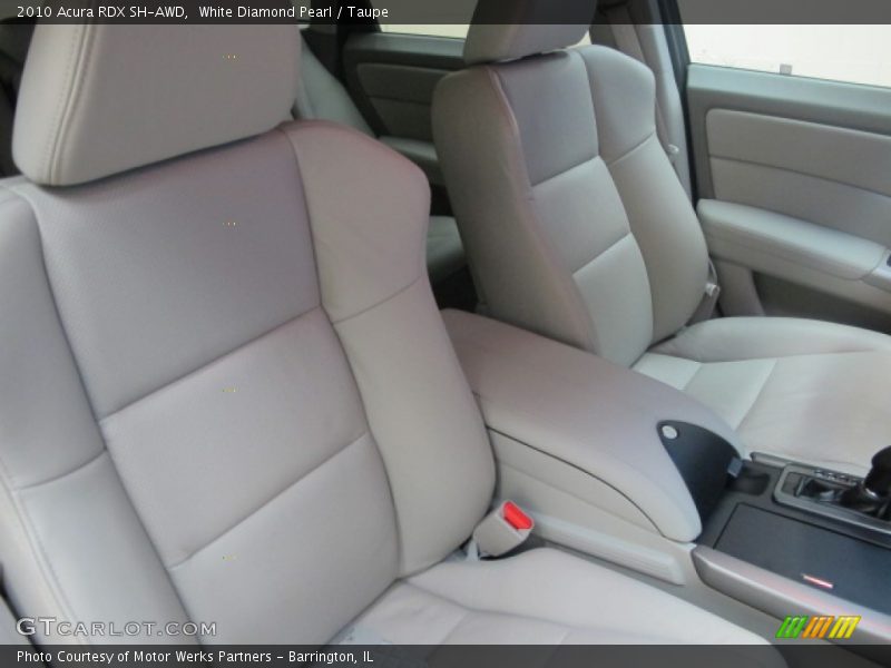White Diamond Pearl / Taupe 2010 Acura RDX SH-AWD