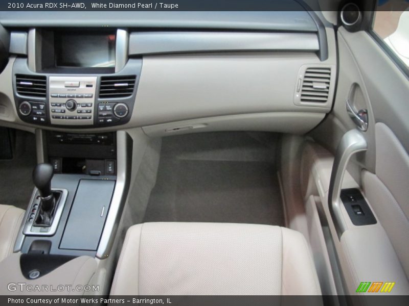 White Diamond Pearl / Taupe 2010 Acura RDX SH-AWD