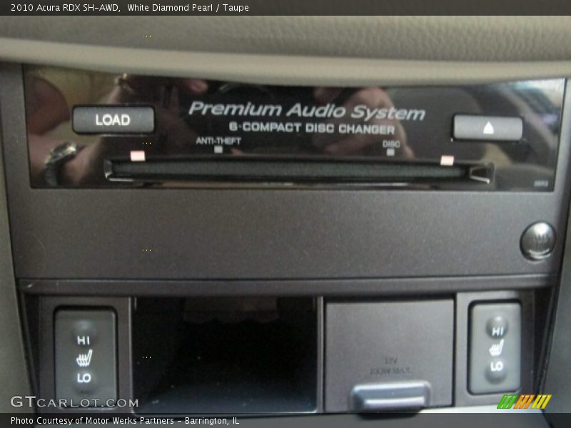 White Diamond Pearl / Taupe 2010 Acura RDX SH-AWD