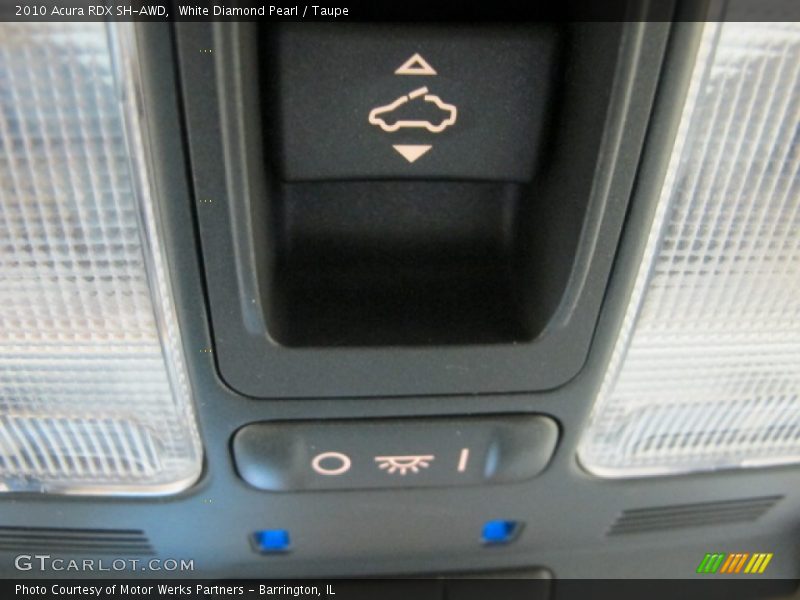 White Diamond Pearl / Taupe 2010 Acura RDX SH-AWD