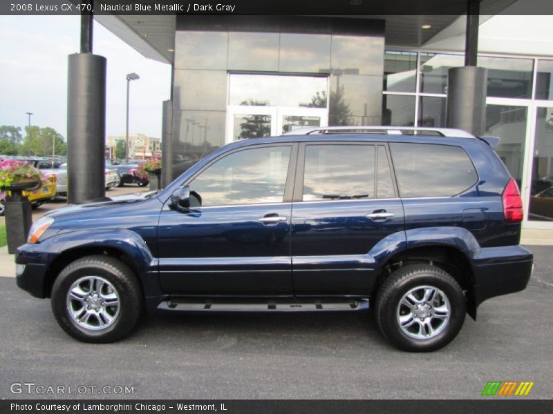 Nautical Blue Metallic / Dark Gray 2008 Lexus GX 470