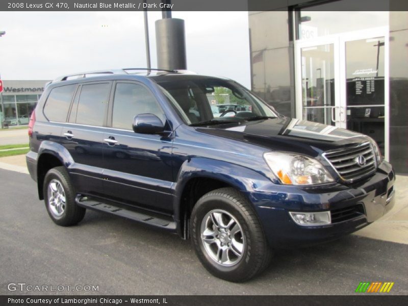 Nautical Blue Metallic / Dark Gray 2008 Lexus GX 470