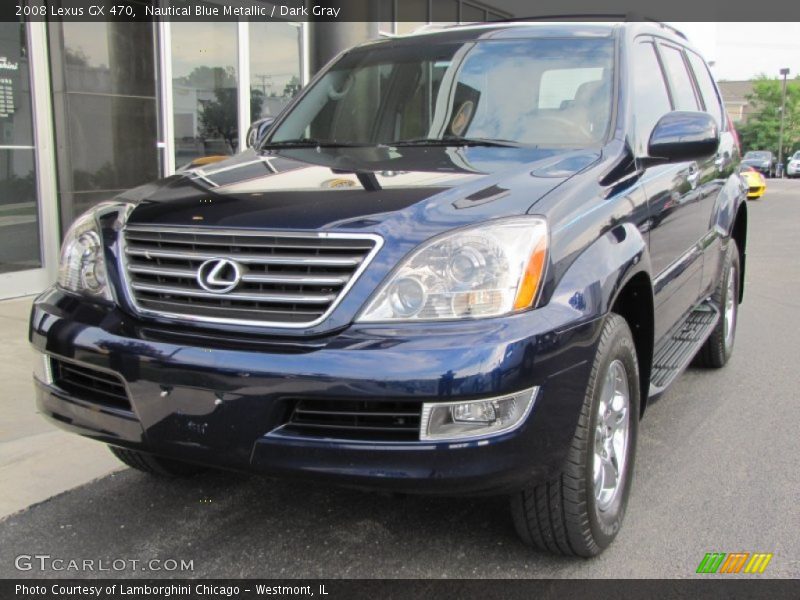 Nautical Blue Metallic / Dark Gray 2008 Lexus GX 470