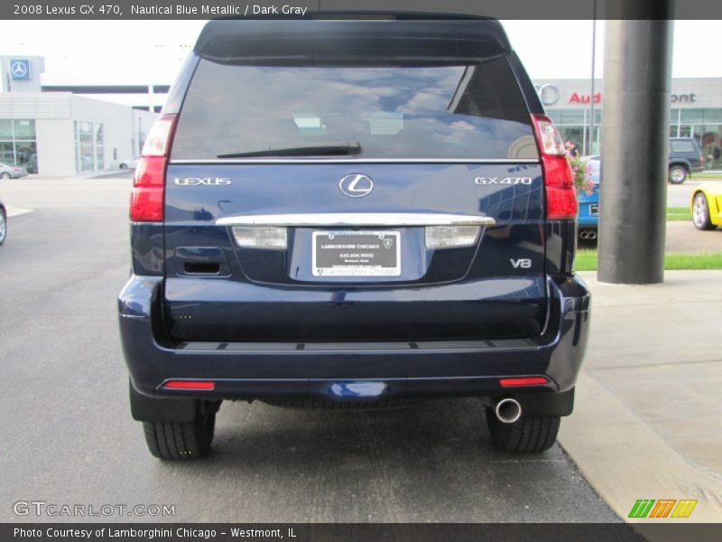 Nautical Blue Metallic / Dark Gray 2008 Lexus GX 470