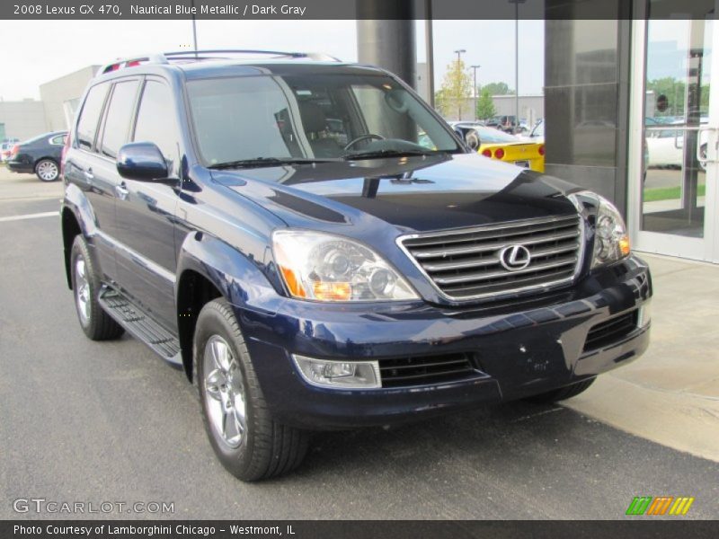 Nautical Blue Metallic / Dark Gray 2008 Lexus GX 470