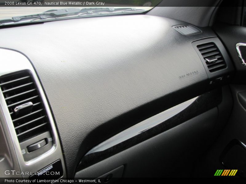 Nautical Blue Metallic / Dark Gray 2008 Lexus GX 470