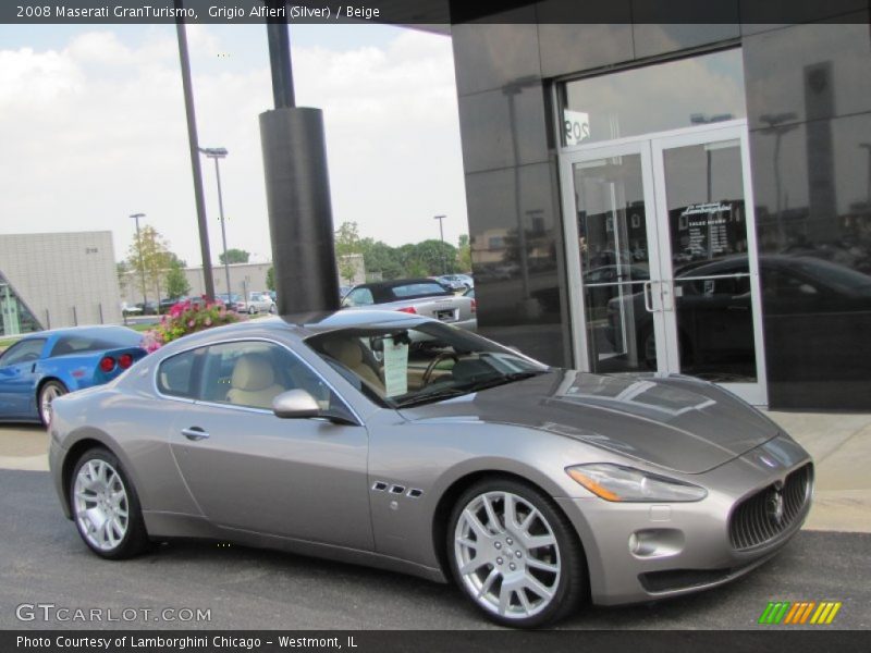 Grigio Alfieri (Silver) / Beige 2008 Maserati GranTurismo