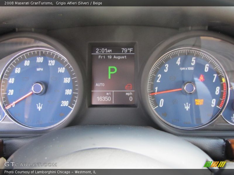 Grigio Alfieri (Silver) / Beige 2008 Maserati GranTurismo