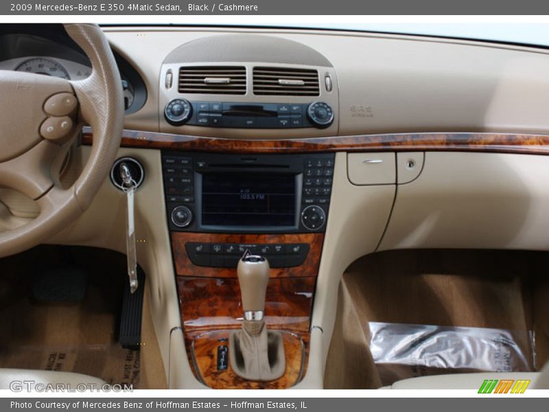 Black / Cashmere 2009 Mercedes-Benz E 350 4Matic Sedan