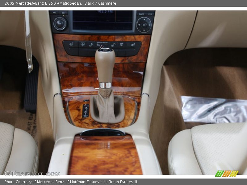 Black / Cashmere 2009 Mercedes-Benz E 350 4Matic Sedan