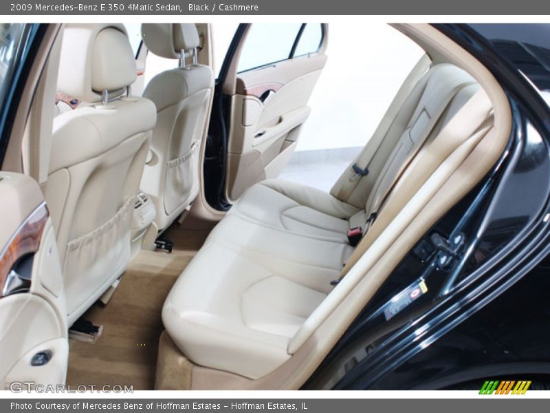 Black / Cashmere 2009 Mercedes-Benz E 350 4Matic Sedan