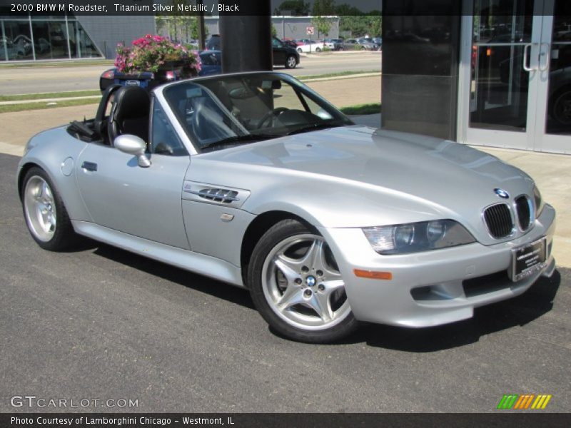 Titanium Silver Metallic / Black 2000 BMW M Roadster