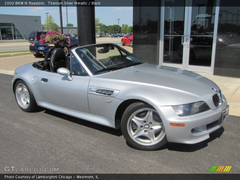 Titanium Silver Metallic / Black 2000 BMW M Roadster