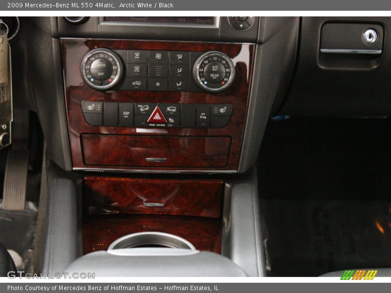 Arctic White / Black 2009 Mercedes-Benz ML 550 4Matic