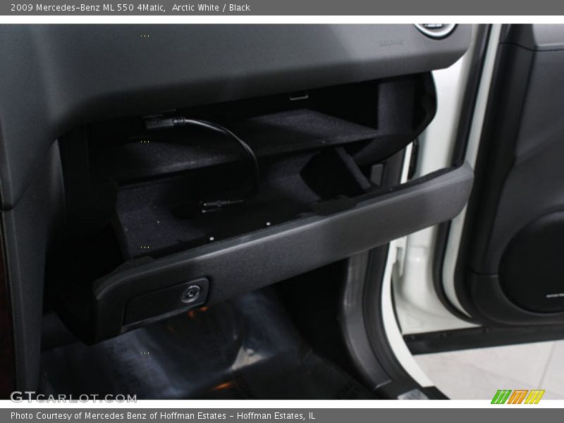 Arctic White / Black 2009 Mercedes-Benz ML 550 4Matic