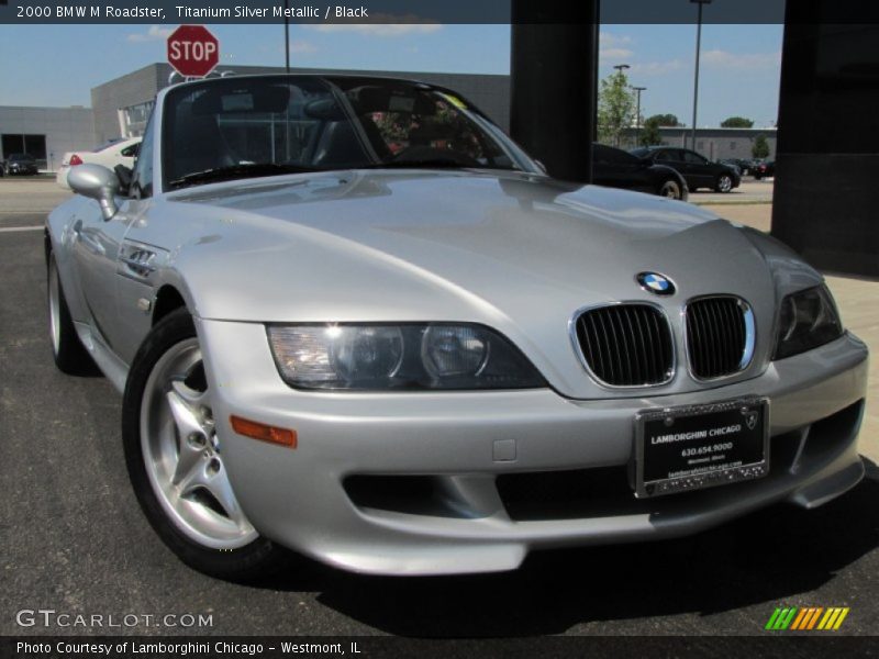 Titanium Silver Metallic / Black 2000 BMW M Roadster