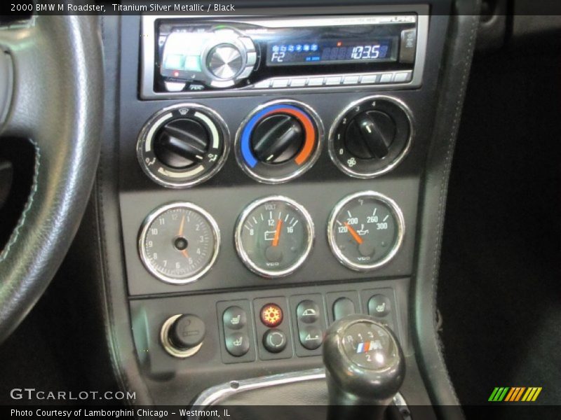 Controls of 2000 M Roadster