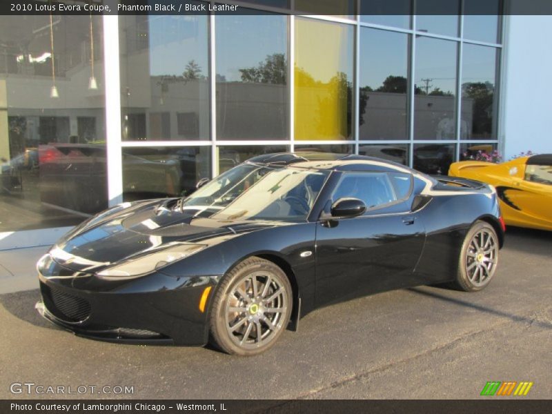 Phantom Black / Black Leather 2010 Lotus Evora Coupe