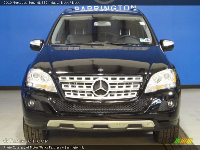 Black / Black 2010 Mercedes-Benz ML 350 4Matic